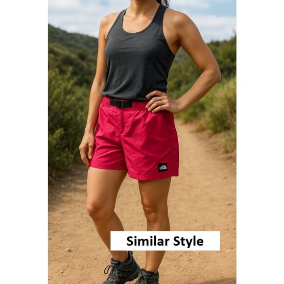 The North Face Women’s Small Bright Pink Outdoor Hiking Running Shorts - Picture 8 of 8